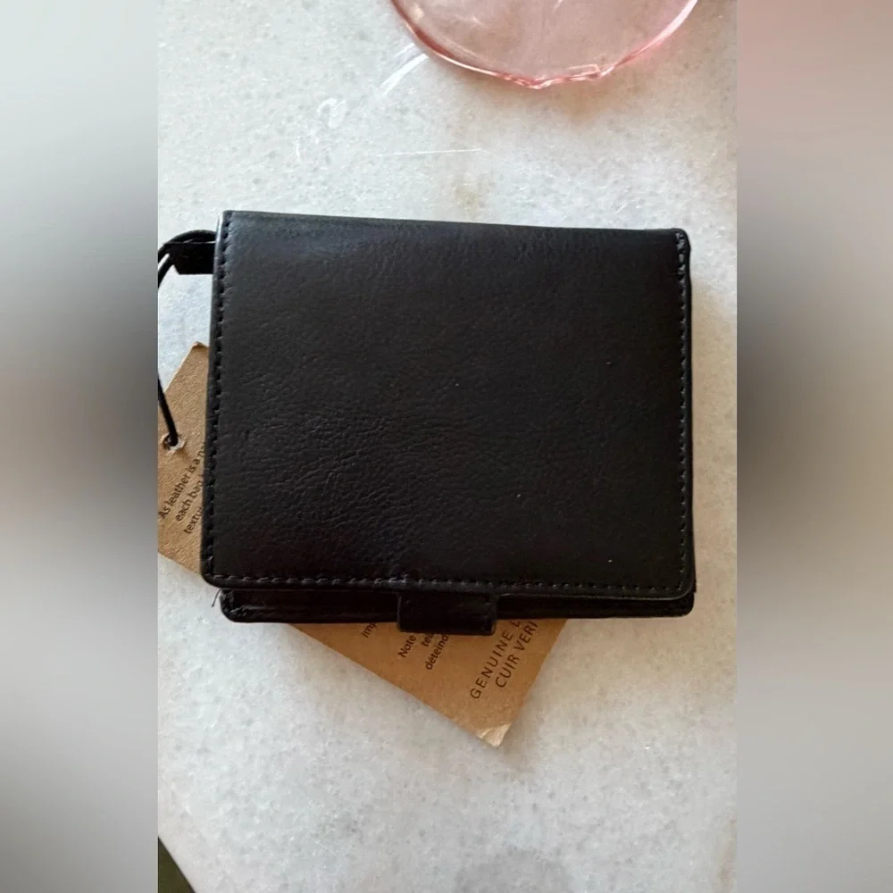Margot Black Leather Card Holder